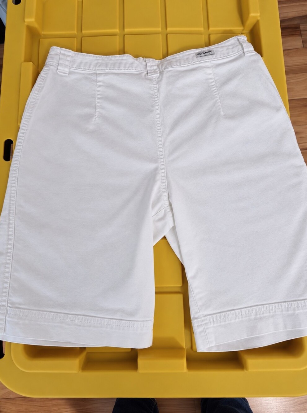 Woolrich Womens White Cargo Shorts